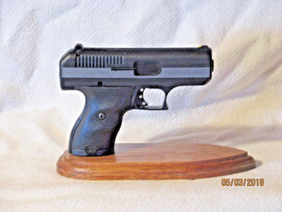 Handgun rack; Handmade for 1 Hi-Point CF380 style; made from oak 
