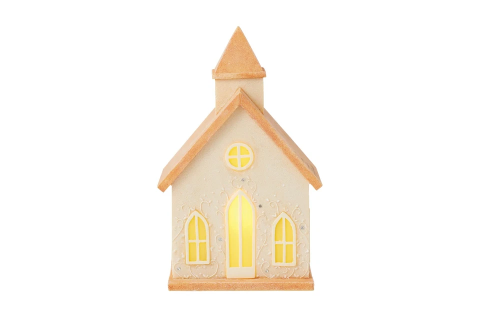 Figura encendida Enesco Foundations Beacon House Remember Those You Loved 6,375 pulgadas Foto 3 de 4