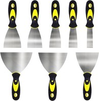 8 StüCk Spachtel Set, Edelstahl Malerspachtel Spachtel Set Mit Kunststoffgriff