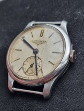 30s Longines Military Watch Ansa Fissa Staybrite Swiss Cal: 12.68 C