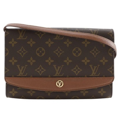 LOUIS VUITTON M51798 vintage 2-way clutch Bordeaux 24 Shoulder Bag Brown M...