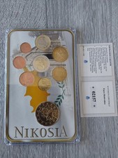 Euro-Motivsatz Kursm&uuml;nzensatz  Nikosia + Sonderpr&auml;gung - f&uuml;r Sammler