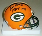 PACKERS Gerry Ellis signed mini helmet w/ PHOF 1994 JSA COA AUTO Autographed RB