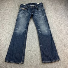 Diesel Mens Jeans Bootcut 32 32 Dark Wash Blu...