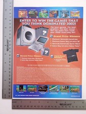 Game Cube Contest Authentic Print Advertisement / Game Poster Art