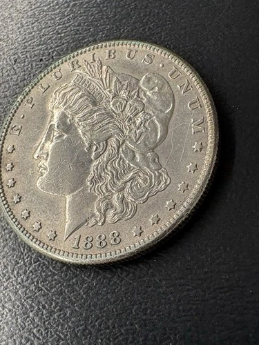 1888 S Morgan Silver Dollar, US Mint 90% Silver Coin