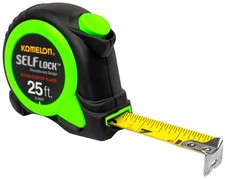 Komelon SL2825 25FT Self Lock Power Tape Measure