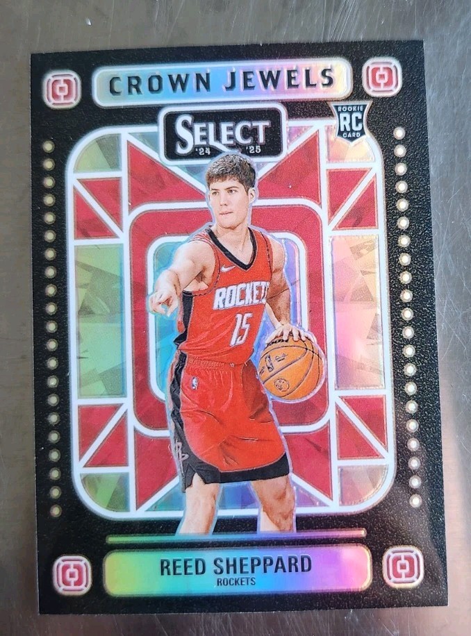 2024-25 Panini Select Reed Sheppard Crown Jewels Prizm Rookie RC Case Hit SSP