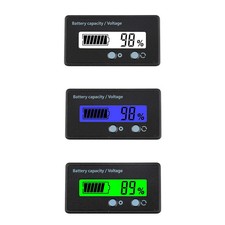 Battery Capacity Indicator DC 6V-73V Digital Voltmeter Gauge For Car Motorcycle
