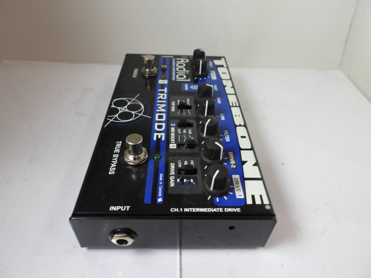 Radial Tonebone TriMode Tube Overdrive Effects Pedal Tri Mode Free
