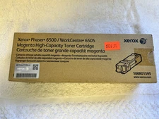 Xerox Phaser 6500 High-Capacity Magenta Toner Cartridge - NEW