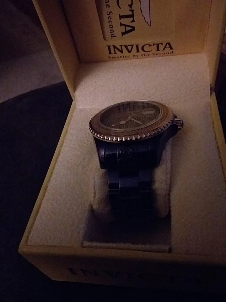 Автоматические бриллианты Invicta 43621 Grand Diver 2,68 карата Фиолетовая этикетка золотой ободок. - Изображение 2 из 4