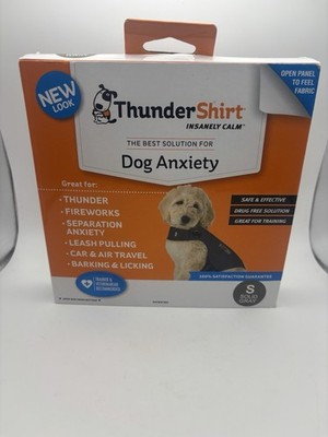 ThunderShirt Dog Anxiety Jacket, Size S, Gray   Calming, Vet-Recommended