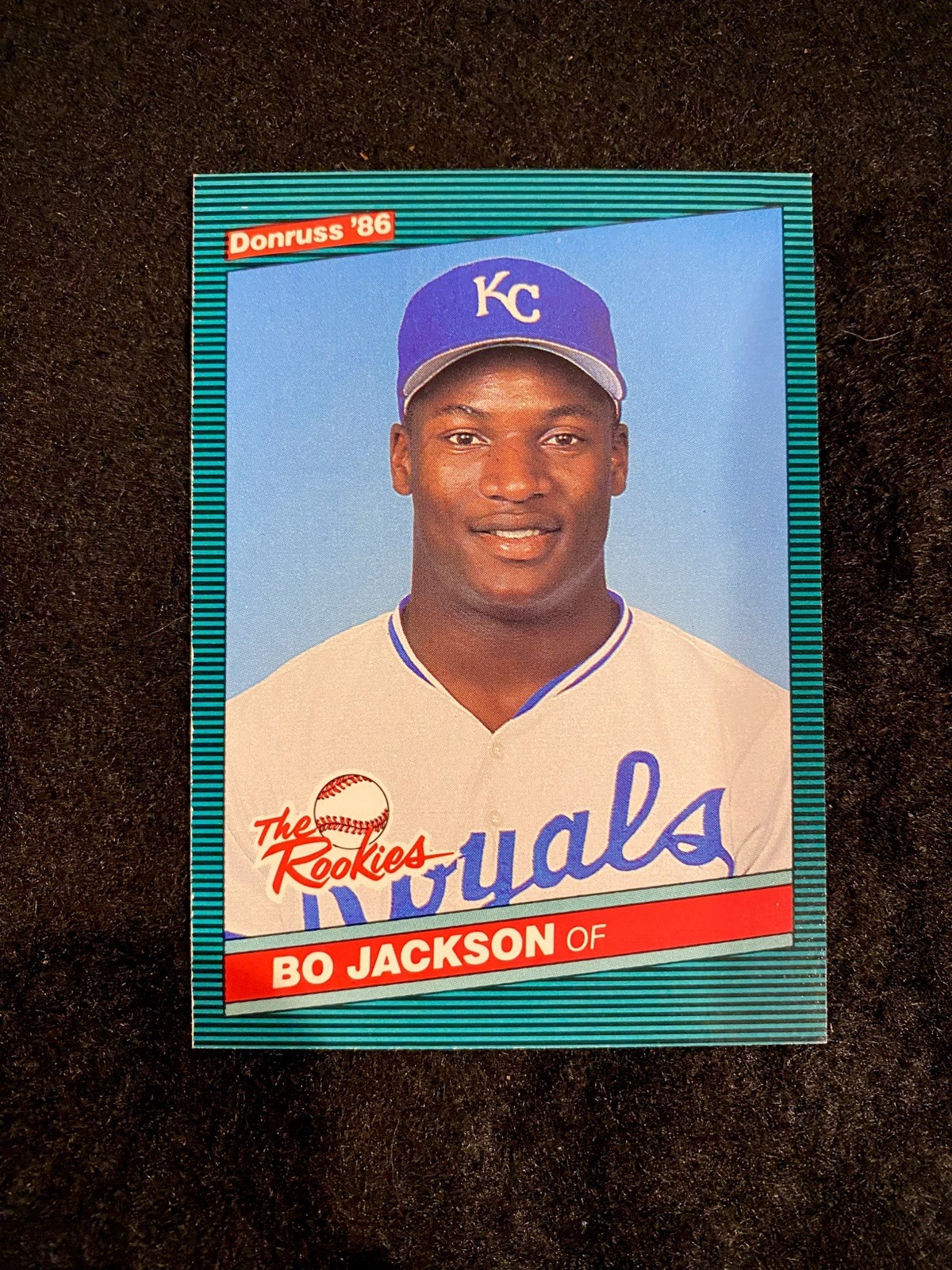 Bo Jackson Kansas City Royals 1986 Donruss Rookies #38 XRC  Auburn Tigers