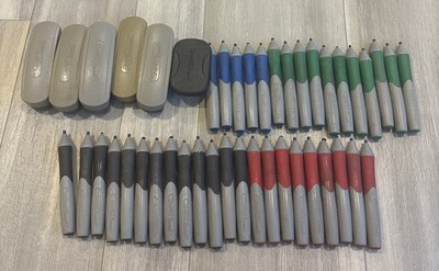 As Is SmartBoard Stylus Lot, 38 Marker Pens and 6 Erasers Read Description