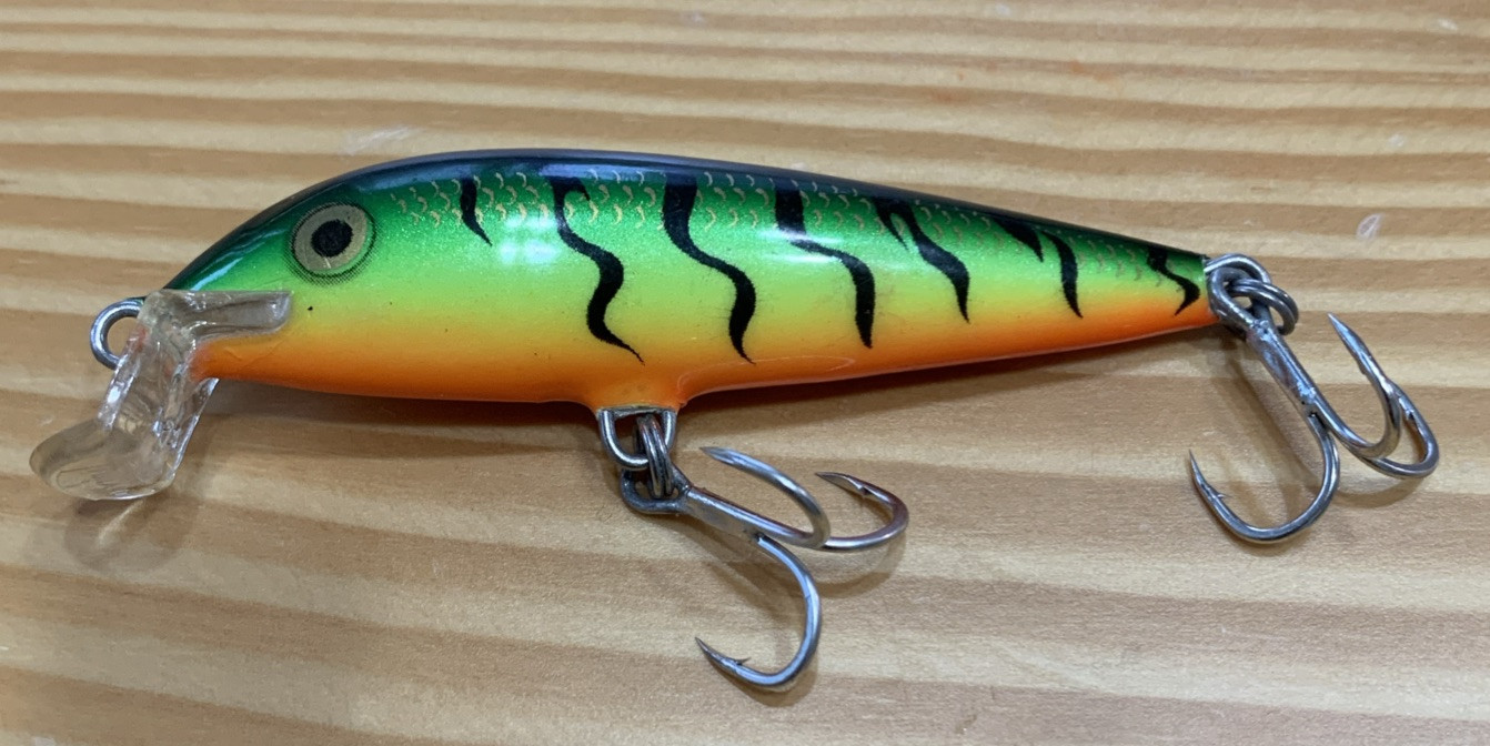 Rapala Team Esko Chrome Gold Fluorescent Red - NORSK FLETTERI AS