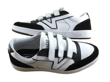 Vans Men's Lowland Cc V  2 Tone Black True White adjustable Shoes Size 10.5 NIB