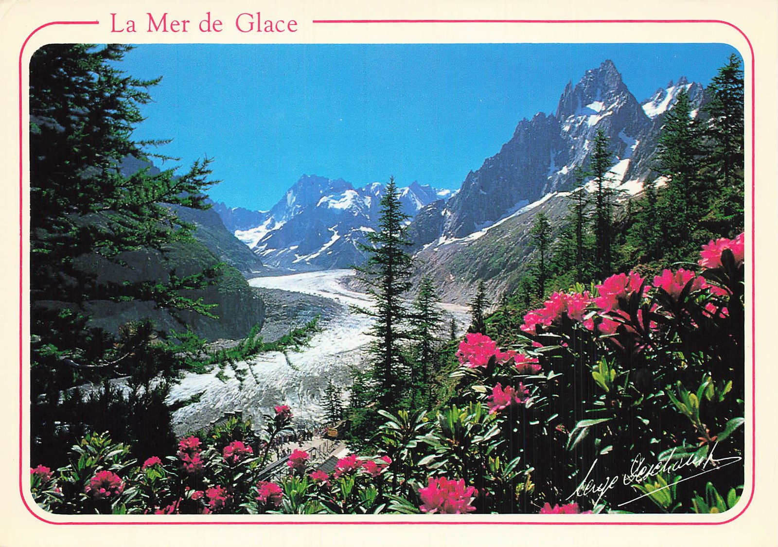 74 LES GRANDES JORASSES LA MER DE GLACE