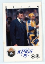Pat Quinn fire safety hockey card