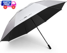 80" Oversize Golf Umbrella Double Canopy Vented Windproof Heavy Duty Outdoor