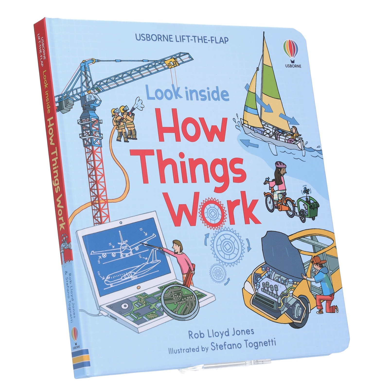 Usborne Lift-The-Flap Look Inside How Things Work by Rob Lloyd Jones-Ages 5+ -BB