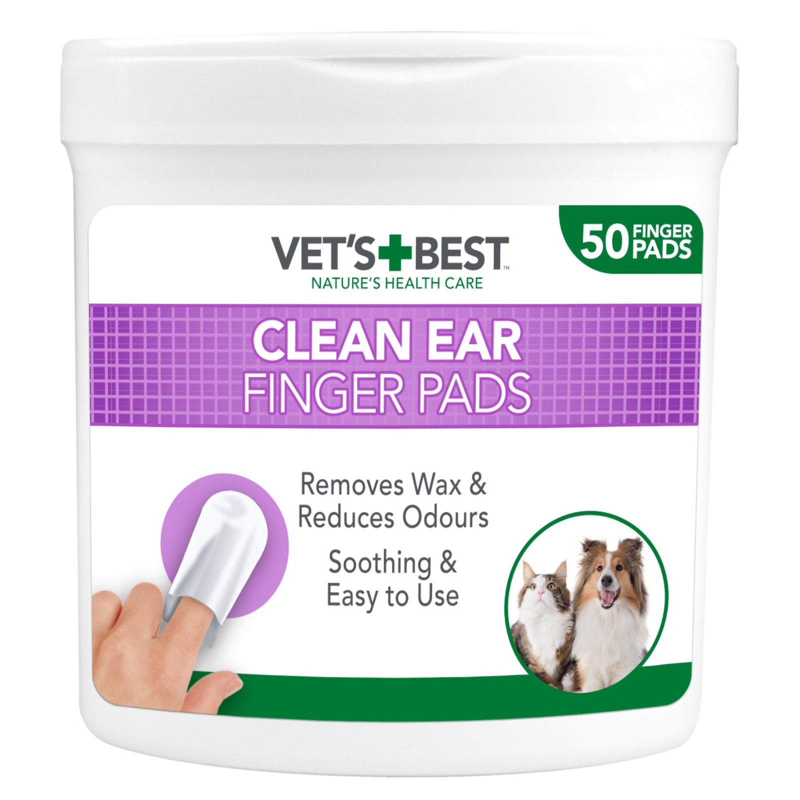 Vet's Best Finger Ear Pet Wipes 50 Pack - Image 3