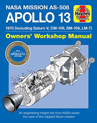 Apollo 13 Manual 50th Anniversary Edition: 1970 (includ - Hardback NEW Baker, Da