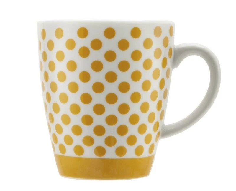 Bialetti MUG Kaffeebecher weiß/gelb - POP GIALLO