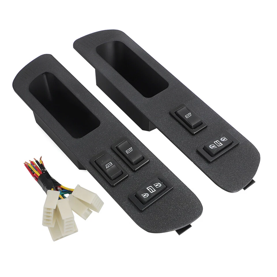 Kit de montaje de conductor y pasajero bisel interruptor ventana Nissan 240SX S14 1995 EE. UU. Foto 4 de 4