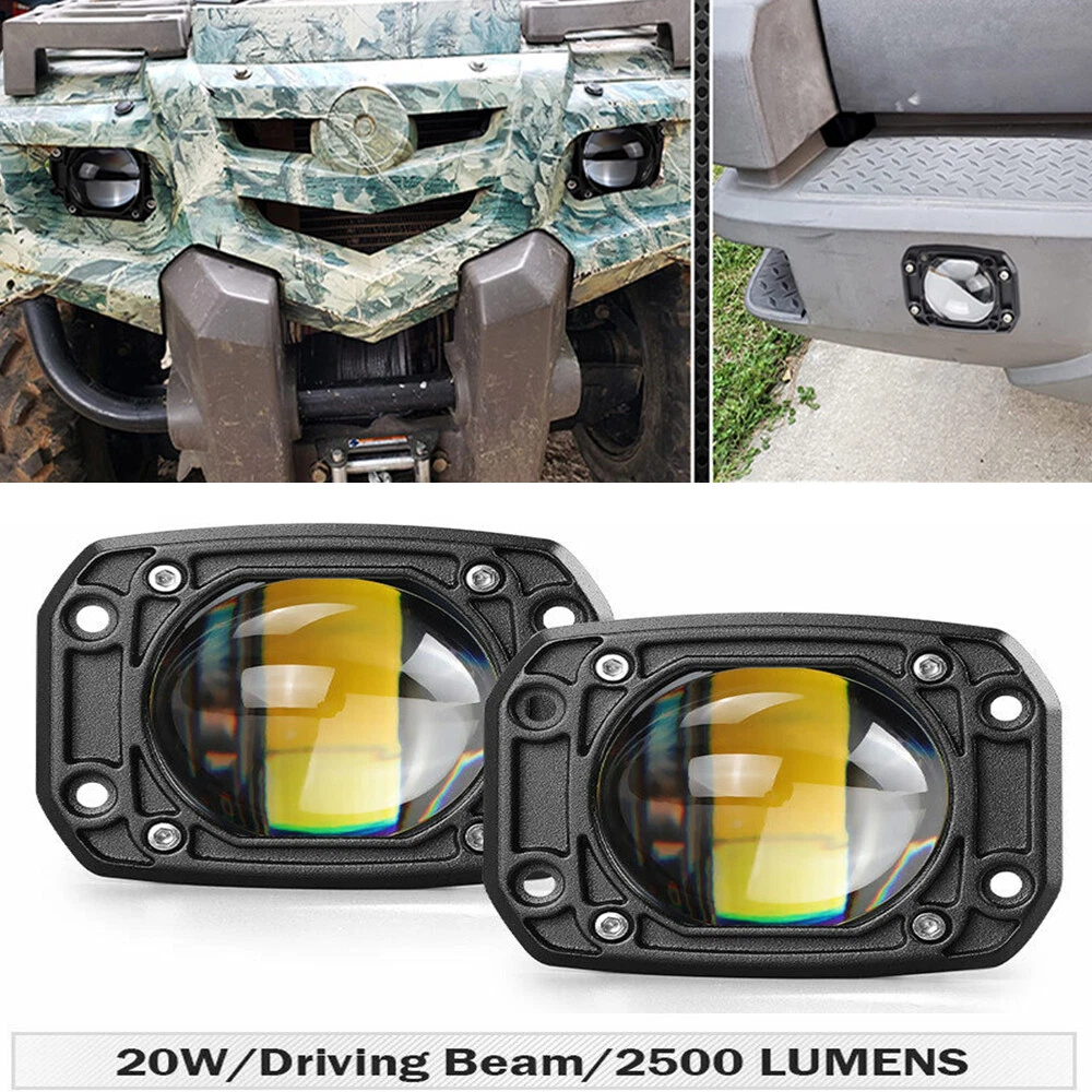 3 inch flush discount mount led lights