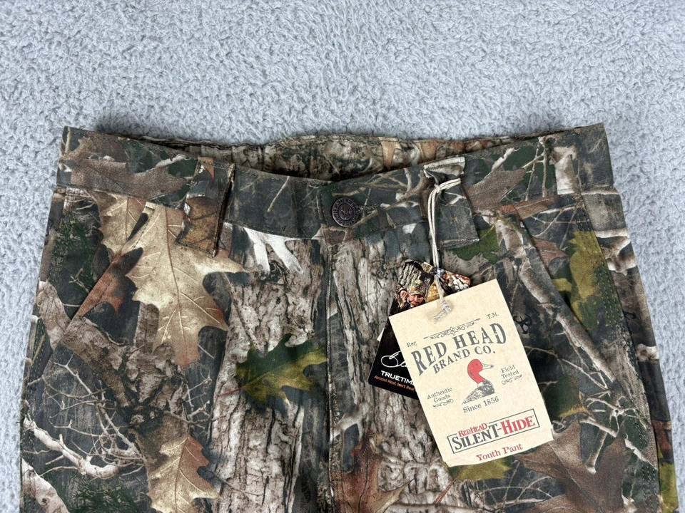 Red Head Cargo Pants Youth 2XL Camo Timber Silent Hide Hunting Travel Camping - Image 2 of 4