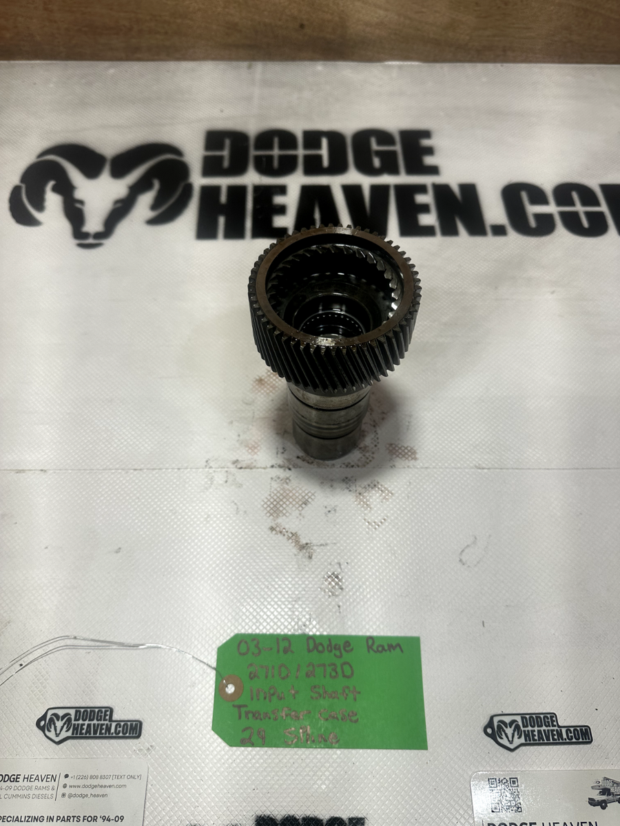 2003-2012 Dodge Ram 271D 273D Transfer Case 29 Spline Input Shaft