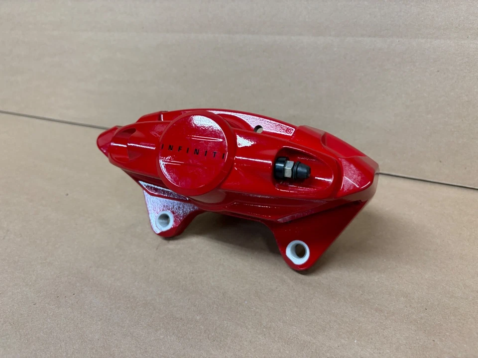 НОВЫЙ OEM INFINITI Q50 Q60 2016-2024 AKEBONO ЗАДНИЙ LH ВОДИТЕЛЬ ТОРМОЗ СУППОРТ КРАСНЫЙ - Изображение 2 из 4