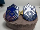 Vintage Set of US AIR FORCE CMSgt Chevrons E-9  — photo 2