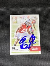 Eli Apple Ohio State University 2016 Classics Signed Auto Card #203 ~ COA