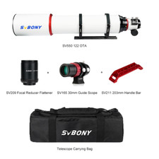 SVBONY SV550 122mm Telescopes Astronomical w/ SV209 0.8x Field Flattener for DSO