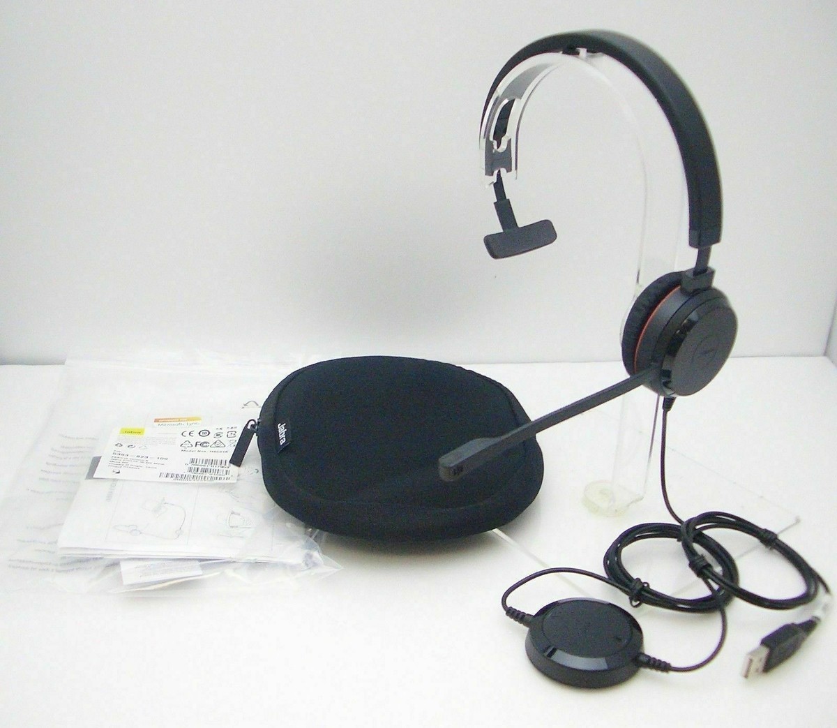 Jabra Evolve 30 UC Mono Over The Head USB Wired USB Headset HSC016