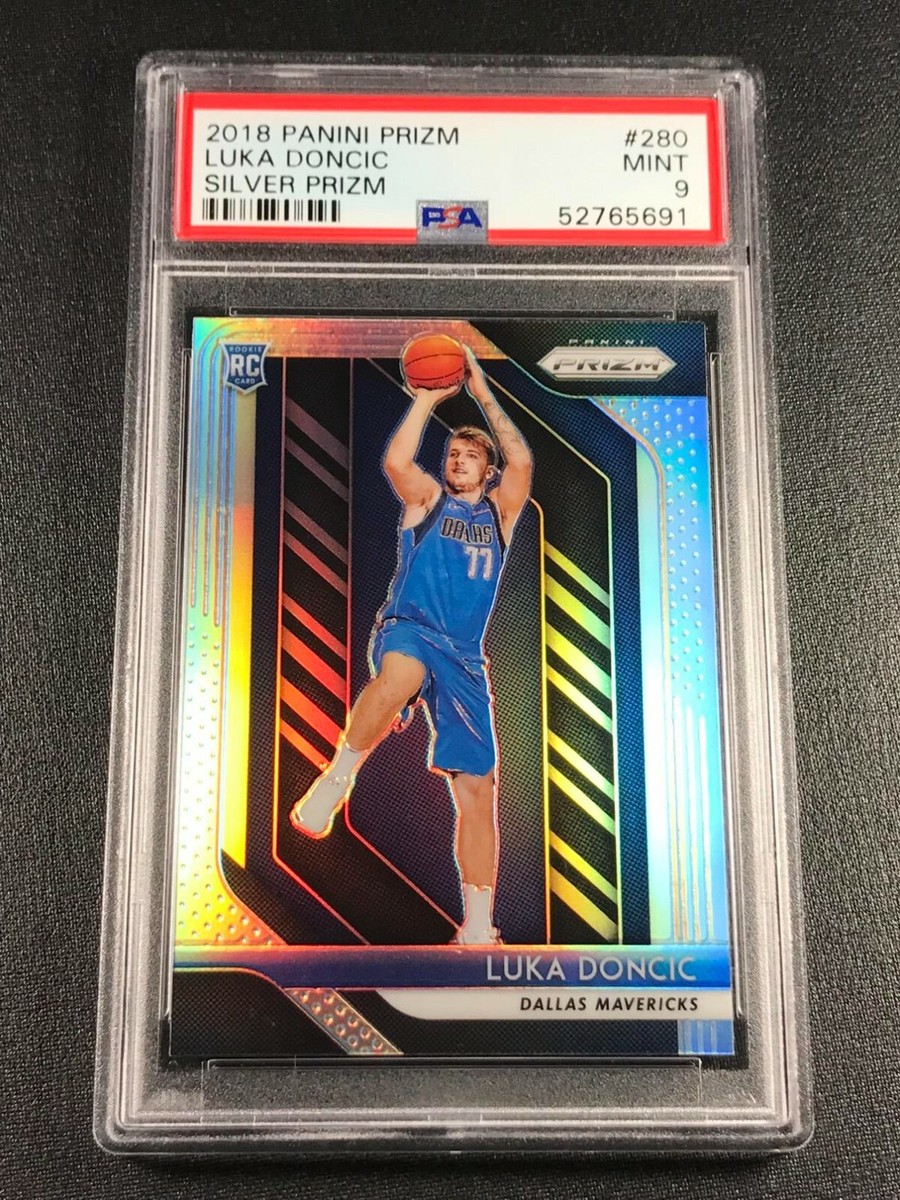 LUKA DONCIC 2018 PANINI PRIZM #280 SILVER PARALLEL ROOKIE RC