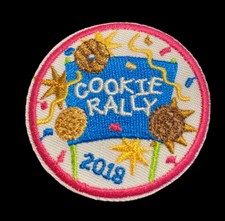 Girl Scout Cookie Rally Patch 2018 brand new FREE SHIPPING