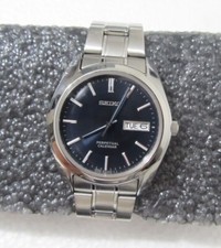 Orologio SEIKO 8F33-0040 CALENDARIO PERPETUO acciaio inox 37 mm GIAPPONE