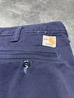 Carhartt FR Pants Men's 40x37 Navy Blue CAT2 NFPA 2112 Flame Resistant Canvas