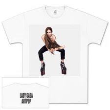 New: Officially Licensed LADY GAGA Artpop Concert T-SHIRT (White)