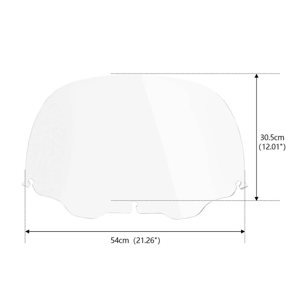 Parabrisas transparente apto para Harley Touring Street Electra Glide 93-13 12 Foto 3 de 4