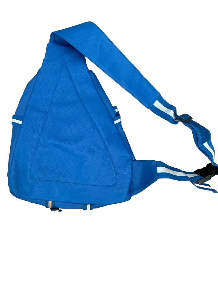 Vintage FIGC FEDERAZIONE ITALIANA GIUOCO CALCIO Zip Shoulder Bag - Azzurri Blue - Image 4 of 4