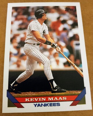 1993 Topps Kevin Maas Baseball Card #168. NEW YORK YANKEES. | eBay