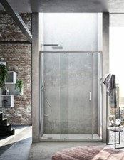  PORTA DOCCIA SCORREVOLE VANITADOCCE ATON IN CRISTALLO TEMPERATO 6 MM H195