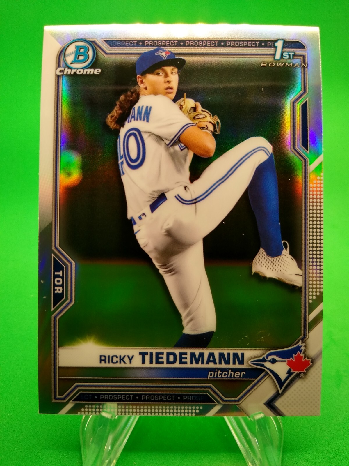 Ricky Tiedemann 2021 Bowman Chrome Draft 1st Bowman REFRACTOR RC BDC-89 QTY