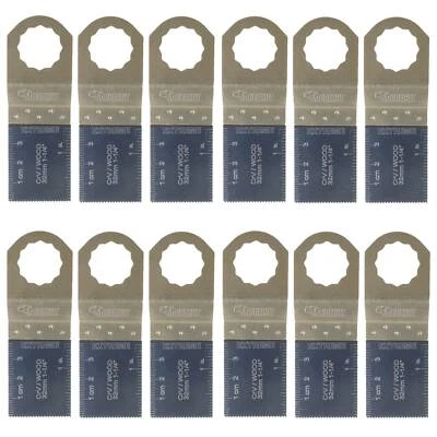 SabreCut Multitool Blades For Fein SuperCut and Festool Vecturo 12 x Fine Tooth