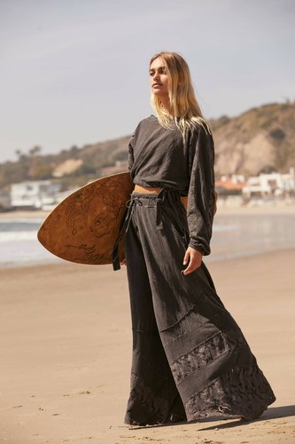 Wide-leg Pants Purple Haze 