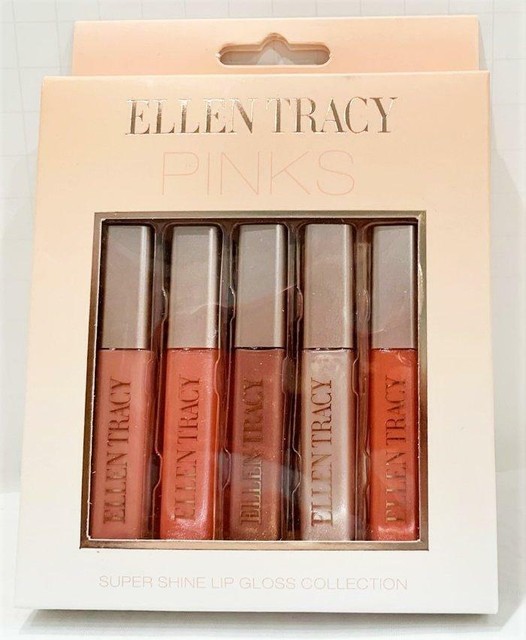 Ellen Tracy PINKS 5 Pc Lip Gloss Collection Super Shine NIP eBay